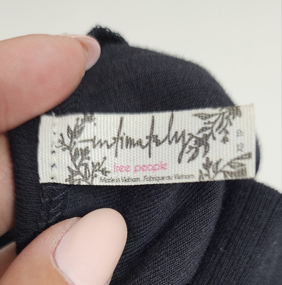 🔥FREE PEOPLE🔥 Stretchy Black Sleeveless Dress - Picture 5 of 8